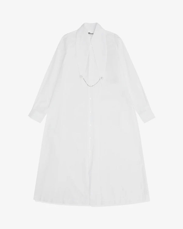 Noir Kei Ninomiya - Women's Charm Collar Shirt Dress - (White)
